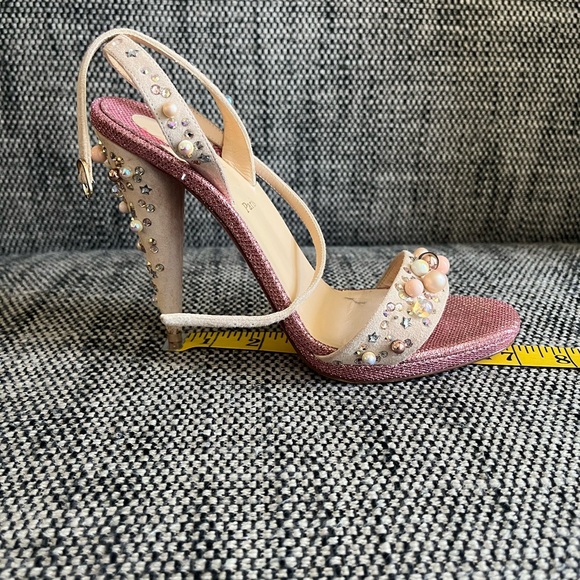 Christian Louboutin Gelila glitter and pearls pumps - Picture 9 of 13